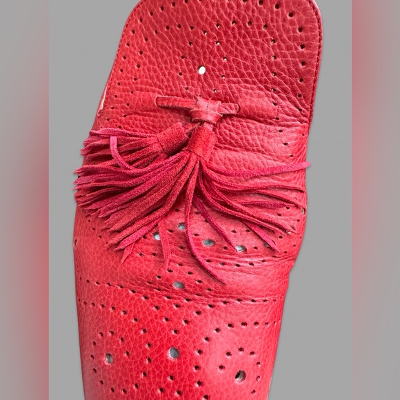 Fratelli Rossetti red Hobo slippers - Picture 5 of 11